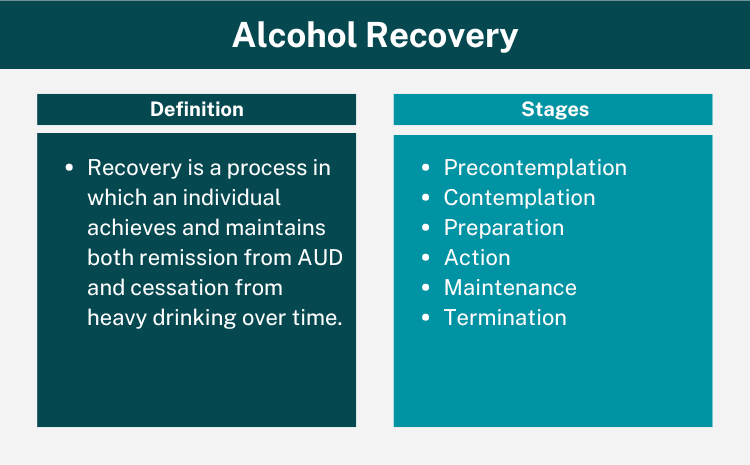 Alcohol Recovery Overview